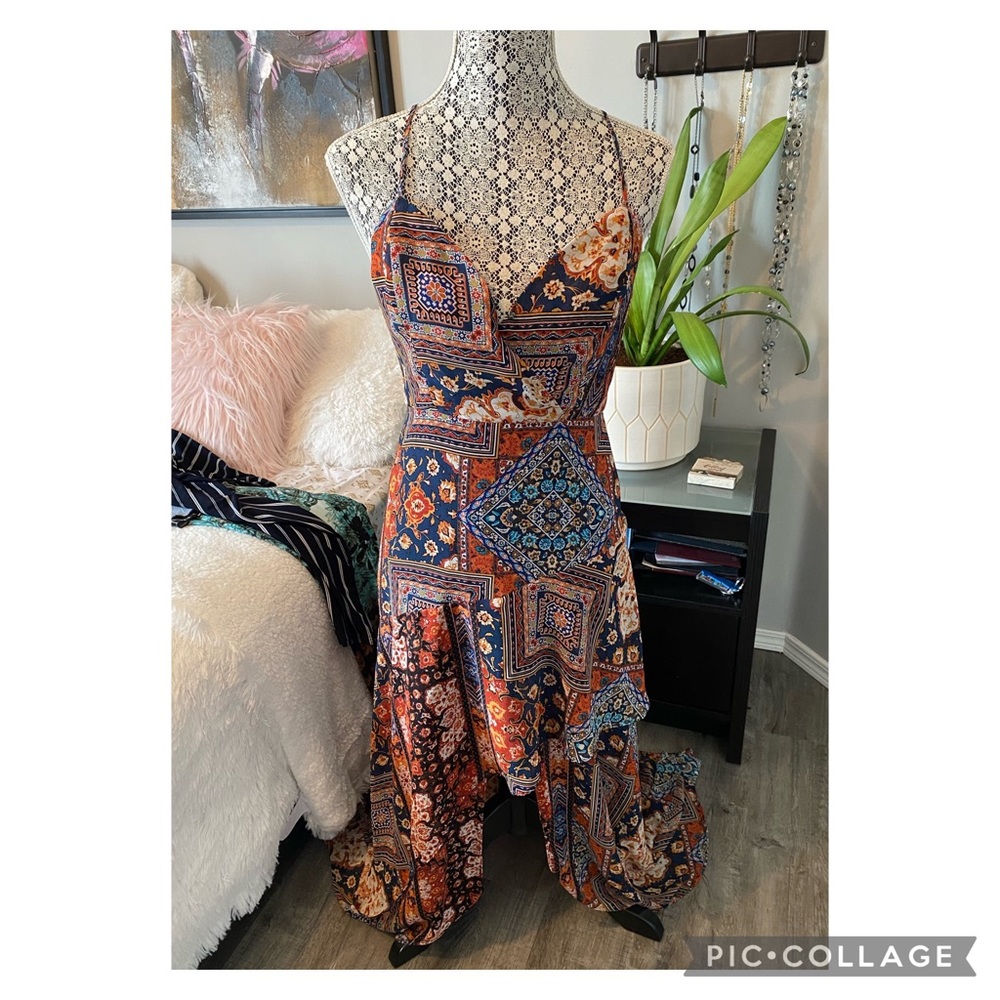 BCBG high low summer dress